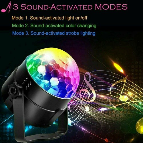 Led discokugel rgb projektor - discokugel,