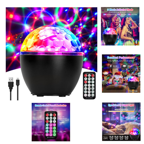 Led discokugel 360 - led,
