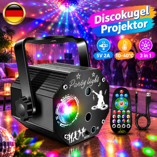 Rgb discokugel lichteffekt led - discokugel,