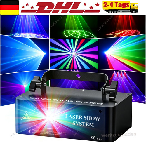 Rgb laser beam - beam, projektor