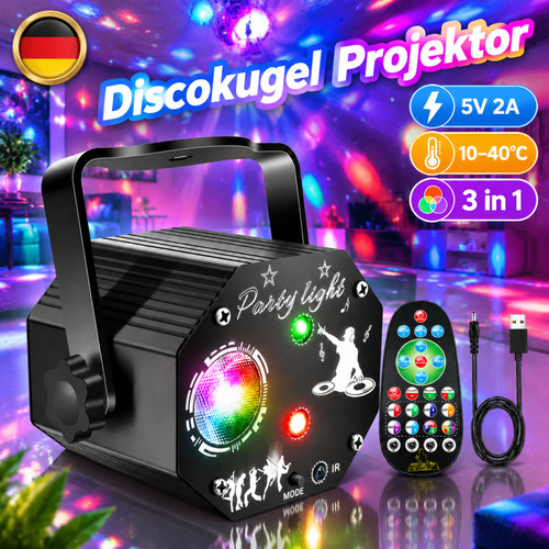 Rgb discokugel lichteffekt led - discokugel,