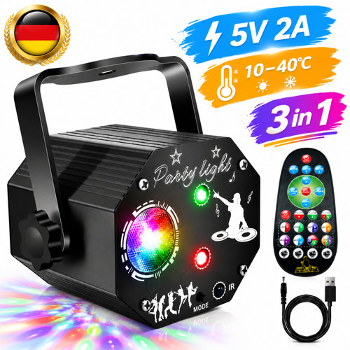 Rgb discokugel lichteffekt led - rgb,