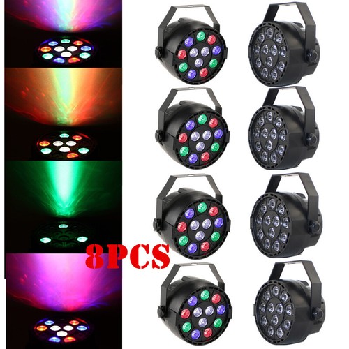 8pc dmx512 rgb led licht - dmx512,