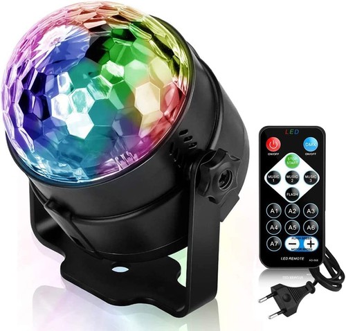Led rgb discokugel - rgb,