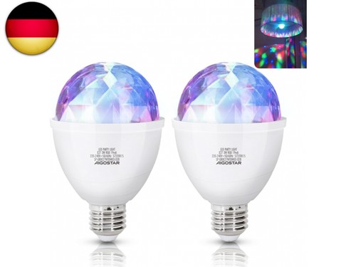 Led discolampe e27 rgb - led, 3w