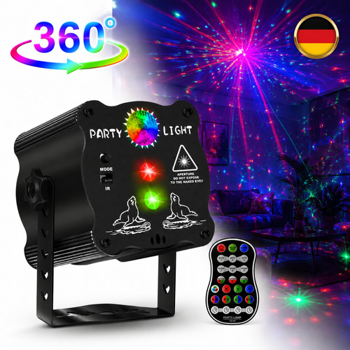 Discokugel rgb laser projektor - rgb,