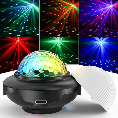 Mini discokugel rgb led - mini,