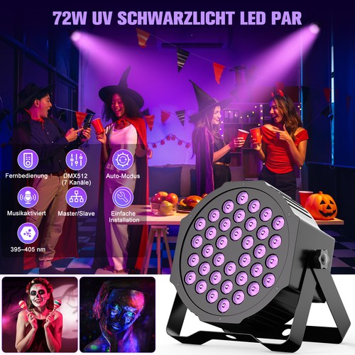Schwarzlicht led par - uv,