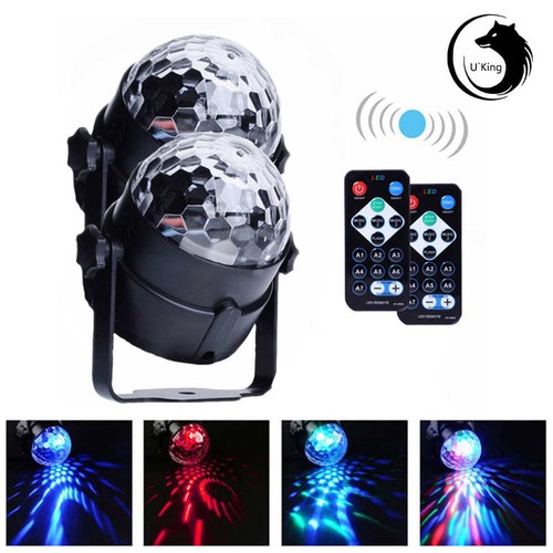 Led rgb discokugel - 2x,